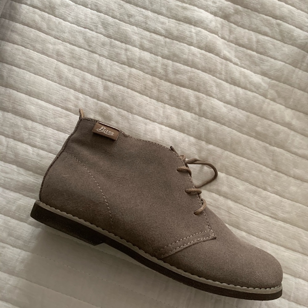 Bass lace up booties